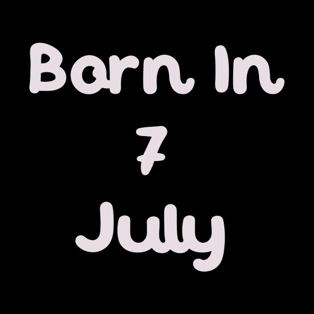 Born In 7 July by Fandie