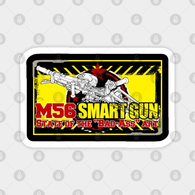 M56 Smartgun State of the Bad Ass Art Magnet by Meta Cortex