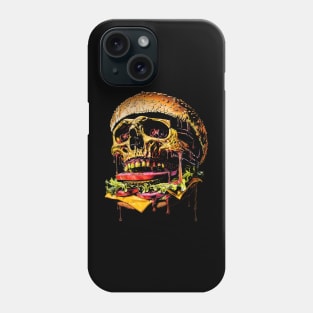 Skull Burger Phone Case