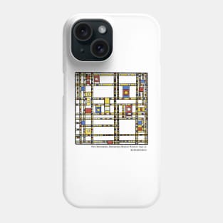 Piet Mondrian Broadway Boogie-Woogie Classical Art Memes Phone Case