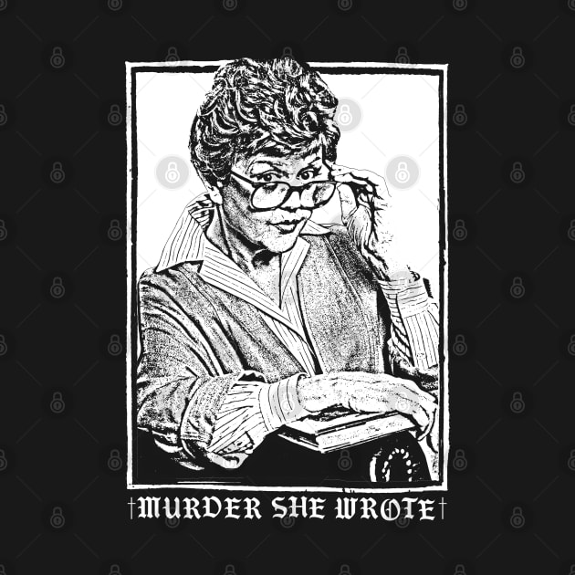 Murder She Wrote ∆∆ Vintage Look Original Design by DankFutura