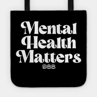 Mental Health Matters // Coins and Connections Tote