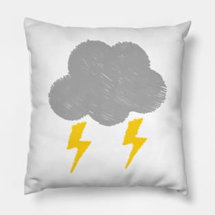 Lightning Cloud Pillow