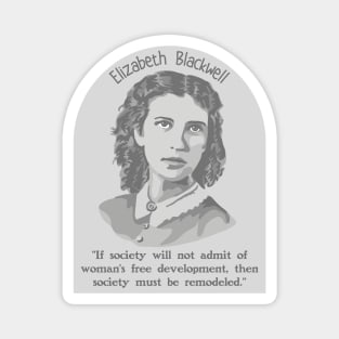 Elizabeth Blackwell Portrait and Quote Magnet