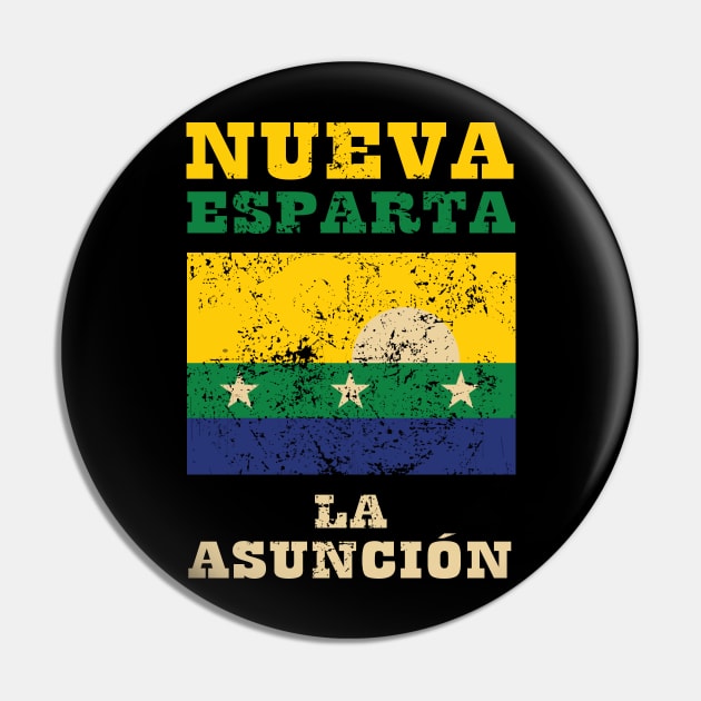 Flag of Nueva Esparta Pin by KewaleeTee