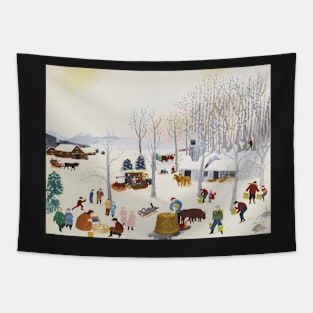 grandma moses Tapestry