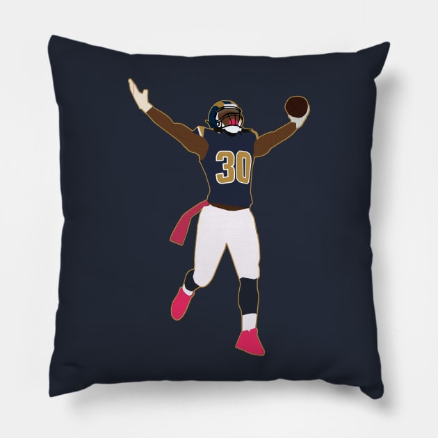 Todd Gurley - LA Rams Pillow by xavierjfong