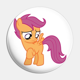 Sad Scootaloo 2 Pin