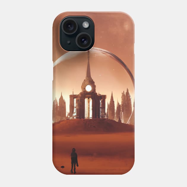 alien city Phone Case by ElectricPeacock