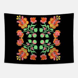 Folk art roses Tapestry