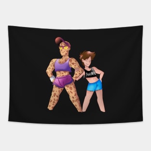 Spideypool Crop Tops Tapestry