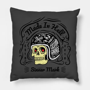 Sinner Mark by made in hell Pillow