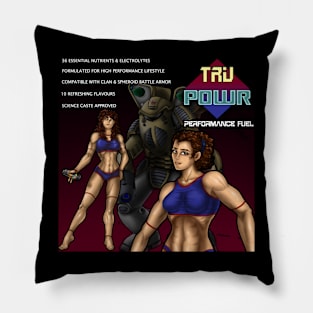 Elemental Power drink advert Pillow