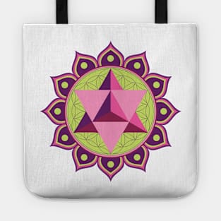 Merkaba with Flower of Life Tote