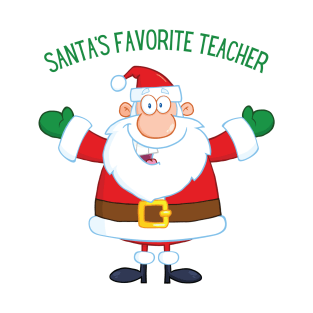 Santa's Favorite Teacher T-Shirt