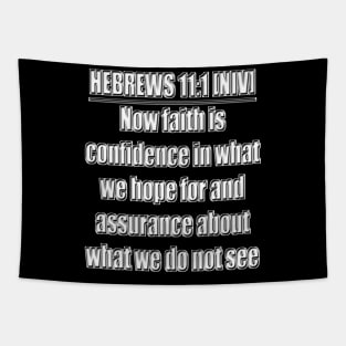 Hebrews 11:1 New International Version Tapestry