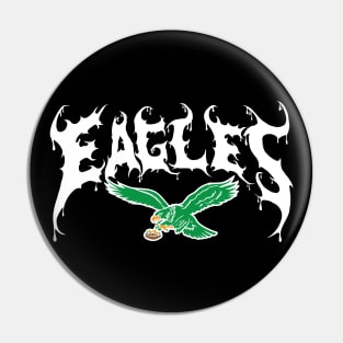 Heavy Metal Eagles Pin