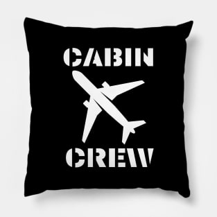 Cabin Crew (Flight Attendants, with Airplane/Aircraft) Pillow