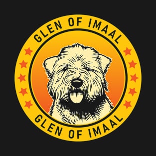Glen of Imaal Terrier Dog Portrait T-Shirt