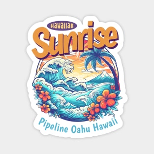 Pipeline Hawaii surf 8212 Magnet