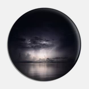 Weather lights sea / Swiss Artwork Photography Pin