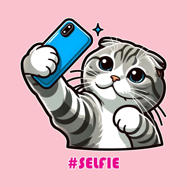 Cat Selfie by Rawlifegraphic