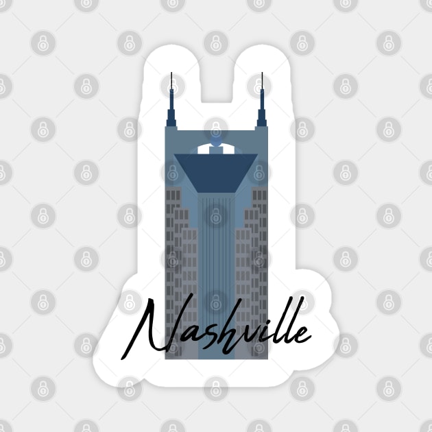 Nashville Landmark Magnet by dustinjax