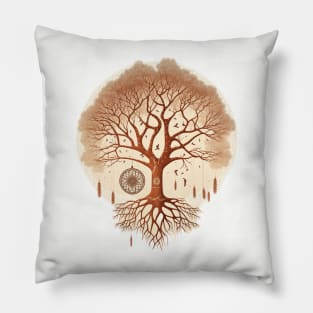 Dream Catcher Tree - Designs for a Green Future Pillow