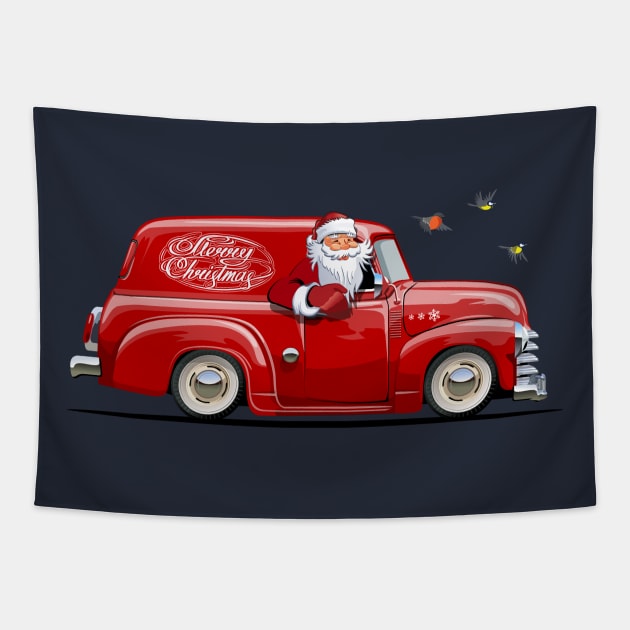 Cartoon Christmas van Tapestry by Mechanik