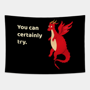 You Can Certainly Try Red Dragon Tabletop RPG Tapestry