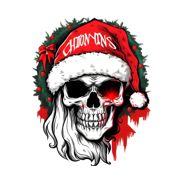 Christmas Celebration with a Skull Twist by ragil_studio