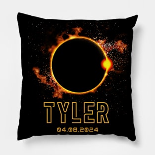 TYLER Texas Total Solar Eclipse 2024 April 8th Souvenir Pillow