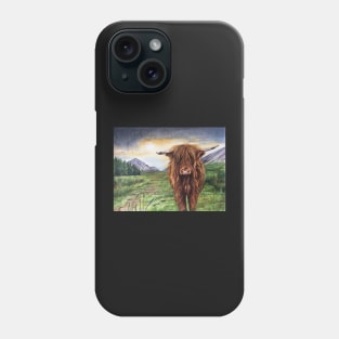 Highland Cow ‘Bruce’ Phone Case