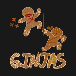 Ginjas - Gingerbread Man Ninja - Funny Christmas Shirt T-Shirt
