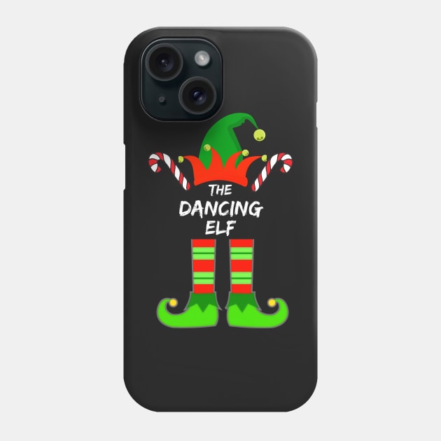 Dancing Elf Matching Family Group Christmas Party Pajama - Gift For Boys, Girls, Dad, Mom, Friend, Christmas Pajama Lovers - Christmas Pajama Lover Funny Phone Case by Famgift