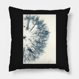 Cyan Dandelion Pillow