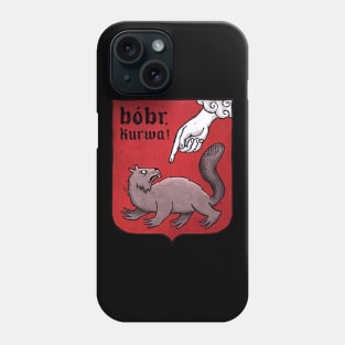 Bobr Kurwa [Polish Beaver Meme] / Polish Coat of Arms Phone Case