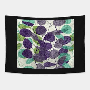 Lunaria violet Tapestry