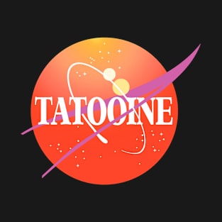 Nasa Tatooine Logo parody T-Shirt