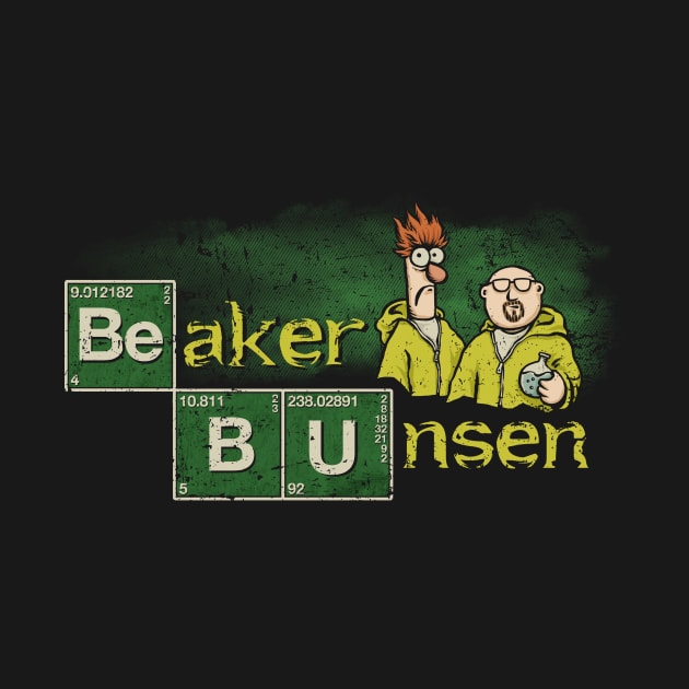 Beaker and Bunsen by kg07_shirts