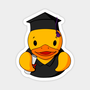 Graduate Rubber Duck Magnet