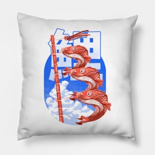 Summer Days Koinobori Pillow