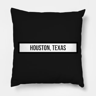 Houston Texas Pillow