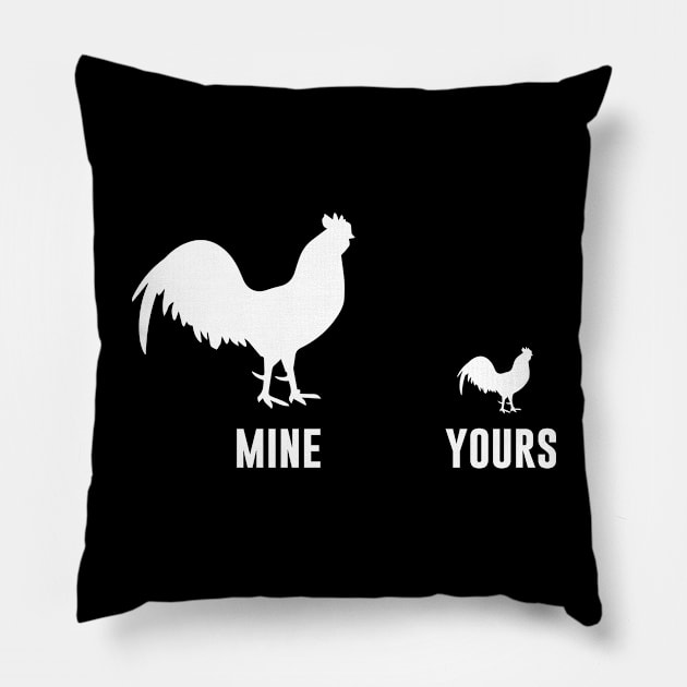 My cock your cock Pillow by aniza