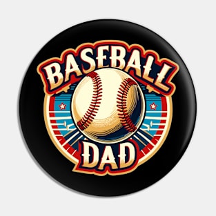 Baseball Dad Pin