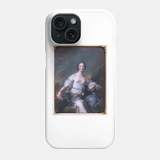 Marquioness of Baglion as Flora - Jean-Marc Nattier Phone Case