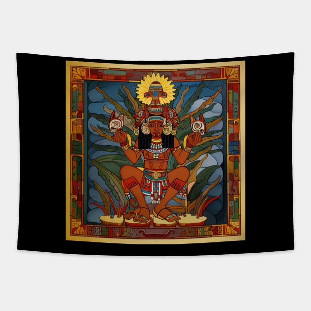 Xipe Totec Tapestry by ComicsFactory