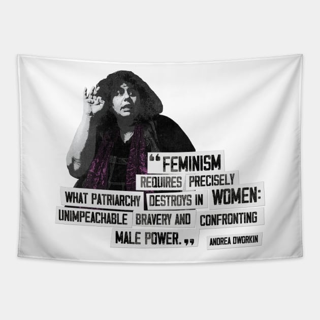 Feminism Requires What Patriarchy Destroys in Women Tapestry by WitchPlease