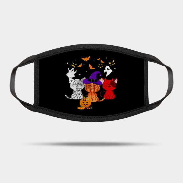 Funny Pumpkin Witch Cat Halloween Costume Gift For Cat Lover