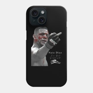 Nate Diaz Signature Phone Case